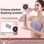 TOPTOOLCX Quả tạ thở, Máy tập thở màng đếm, Máy tập thở bụng có thể điều chỉnh Sức đề kháng phổi Máy mở rộng sức chứa phổi Thiết bị săn chắc da mặt để tập luyện phổi
