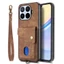 Dành Cho Xiaomi 17T Pro 17TPro 2026 Ốp lưng Da Retro Khe Lật Thẻ Chèn Vỏ Xiaomi17TPro Xiaomi17T Ví Chống Sốc Giá Đỡ Mềm Dây Đứng Từ Tính Ốp Lưng