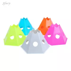 Đĩa bóng đá Jfory Nón hỗn hợp màu sắc tươi sáng Nhãn đánh dấu thể thao bền bỉ để thực hành và sử dụng ngoài trời