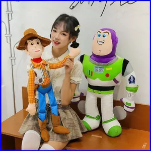 Câu chuyện đồ chơi Woody Buzz Lightyear Plushie Dễ thương Cowboy Space Ranger Cotton Đồng hành Búp bê