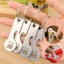 Móc khóa thẻ xe đẩy mua sắm bằng thép không gỉ - Phụ kiện trang trí ba lô - Dụng cụ mở chai - Đa chức năng, di động - Móc khóa mã thông báo siêu thị / Giao hàng miễn phí