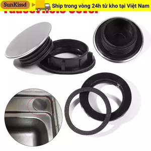 SUNKISSD Vòi Lỗ Bao Lưu Vực Giặt Nước Chặn Chậu Rửa Phụ Kiện Thoát Nước Con Dấu