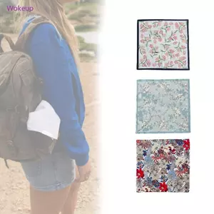 Khăn tay đầy màu sắc Woke dành cho nữ 45x45cm Khăn tay bỏ túi dự tiệc cưới cho bé gái