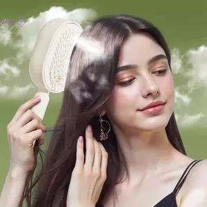 Massage chăm sóc tócb Massage da đầu Bàn chải tóc Máy mát xa đầu Hair er Atomizing Brush Applicator