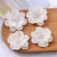 IFANSIN 5 Chiếc Hoa Trang Trí May Mặc, Hình Hoa Mẫu Đơn Acrylic Chất Liệu Trang Trí, Nghệ Thuật Đa Năng Thiết Kế Nhiều Lớp Bông Tai Thủ Công Hoa Nhiều Lớp