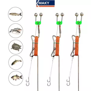 MAKY Câu Cá Tự Động Nhỏ Cần Biển Lười Tự Động Cần Câu Mùa Xuân Lắp Cần Câu VN