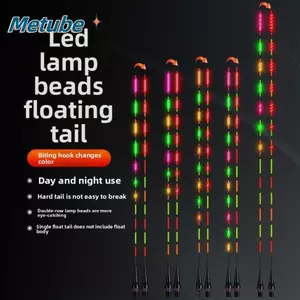 Phao thông minh LED METUBE, Phao phát sáng hàng đầu siêu nhạy, Phao phát sáng Thiết kế điện tử Công nghệ thông minh Phao câu cá ban đêm siêu sáng Phụ kiện câu cá