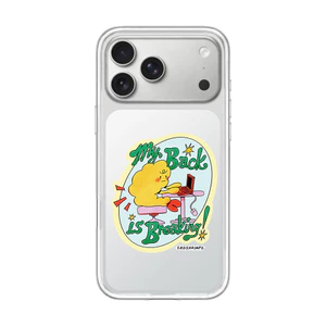 Ốp điện thoại cứng phô mai từ tính hoạt hình cho iPhone 17 Pro Max 16 Pro 15 14 Vỏ bảo vệ mờ mờ