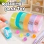 10 CÁI Cấu trúc thiết lập nhanh cuộn băng thủ công trong suốt, băng dính để lưu trữ bàn làm việc, kế hoạch lưu trữ có tổ chức