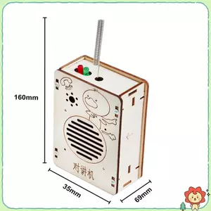 Bộ đàm không dây DIY 1 2 Bộ dụng cụ học tập khoa học STEM dành cho trẻ em Quà tặng điện tử