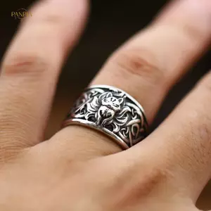 PNPIA- Vintage Chín Đuôi Cáo Nhẫn Dành Cho Nữ Hợp Thời Trang Nhẫn Trang Sức Quà Tặng Có Thể Điều Chỉnh