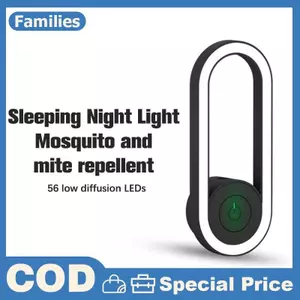 Siêu Âm Muỗi Repeller Đèn Ngủ Led Bugs Killers Ngoài Trời Trong Nhà Điện Đèn Ngủ Ánh Sáng Mềm Bảo Vệ Mắt Đèn