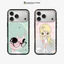 Cô Gái Với Đầu Xanh Rainbow Star Kẹp Tóc Từ Tính Ốp lưng IPhone 17Pro Max 17 Air 15 14 13 16 Plus Ốp Lưng Chống Sốc Bảo Vệ Mặt Sau