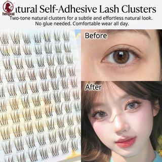 Lông mi giả đơn màu nâu đen tự nhiên mềm mại thoáng khí C Curl 9-10mm Hỗn hợp