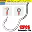 ESSENCEH 12 Cái / gói Móc Câu Cá, Chống Trơn Trượt Bằng Mắt Tự Động Lật Fishhook, Thép Carbon Cao Sắc Nét Câu Cá