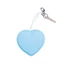 Máy làm sạch màn hình treo hình trái tim Charm 5 x 3 cm Khăn lau nhỏ để chăm sóc màn hình điện thoại hàng ngày và kính hàng ngày W