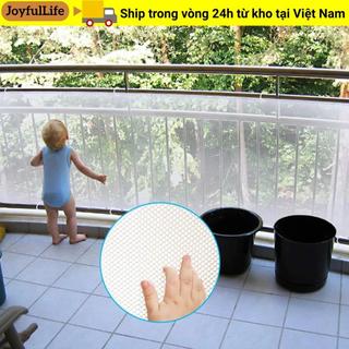 JOYFULLIFE Bảo vệ an toàn cho trẻ em, Lưới mịn 2M / An toàn cầu thang cho trẻ em, Ban công tại nhà Hàng rào an toàn cho thú cưng mèo đa năng bền bỉ cho vỏ động vật