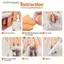 VFZ Nail Practice Hand với áo ngực để bàn có thể điều chỉnh Bàn tay ma-nơ-canh có thể tái sử dụng cho người mới bắt đầu Acrylic Gel Salon Dụng cụ đào tạo OTE
