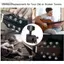 Guansfs Bộ chỉnh dây đàn guitar 6 miếng Ejoyous Đầu máy bán kín Bộ điều chỉnh cho các bộ phận thay thế âm thanh điện (đen 3L và 3R)