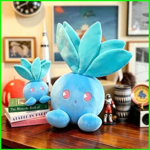 PS1 Pokemon Soda Làm Mới Oddish Plushie Dễ Thương Màu Xanh Sang Trọng Búp Bê Nhồi Bông Đồ Chơi Gối Quà Tặng SP1
