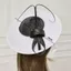 NICOLOO Rộng Vành Fascinator, Mũ Kentucky Thanh Lịch Phong Cách Băng Đô, Chống Nắng Xu Hướng Thoáng Khí Lưới Fascinator Nữ