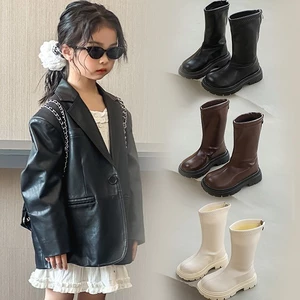 Giày Bốt Nữ Lót Lông Dày Siêu Ấm - Giày Đi Tuyết Mùa Đông Chống Thấm Nước, Cổ Cao Khóa Kéo Tiện Lợi