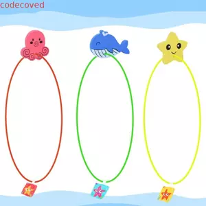 Vòng bơi COCODECOVED, Đồ chơi vòng tròn lặn có thể tái sử dụng 80CM, Đồ chơi lặn Không có bể bơi biến dạng Vòng thông minh Đồ chơi thể thao dưới nước