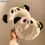 Bluelover Hoạt Hình Dễ Thương Gấu Trúc Sang Trọng Cho Nữ Rửa Mặt Công Viên Giải Trí Ngộ nghĩnh Và Sáng Tạo Cho Vườn Thú Phụ Kiện Tóc Mới