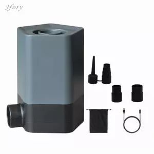 Máy bơm không khí chạy bằng Usb Jfory Máy bơm không khí điện có thể sạc lại di động Nhiều vòi phun cho nệm và bể bơi