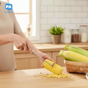 Dụng cụ tẩy ngô bằng thép không gỉ Dụng cụ gọt vỏ ngô cạnh sắc nét Dụng cụ nhà bếp dễ dàng làm sạch cho nhà hàng gia đình Nướng bánh VN