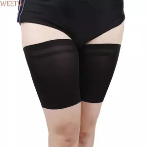 WEETW Chân Ấm Áp Mùa Hè Nữ Dây Đùi Chống Va Đập Thoải Mái Đàn Hồi Cao Tất Slouch