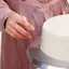 JRP 9 Chiếc Bánh Cạp Kem Thìa Cắt Bánh Nhựa Trong Suốt Răng Cạp Trang Trí Bánh Dụng Cụ Nướng Bánh JRP