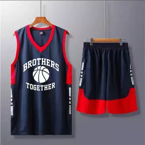 Basketball Wear Suit Jersey Competition Team Uniform Summer Training Sports Vest Children's Basketball Wear Suit WNG6