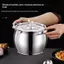 Hộp đựng dầu bằng thép không gỉ cho nhà bếp Bình dầu mỡ 1L có bộ lọc lưới để bảo quản chảo rán nấu ăn [VN]