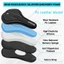 BUCKLOS Vỏ bọc ghế xe đạp mềm Silicone & Memory Foam MTB Xe đạp đường trường Đệm chống trượt Phụ kiện đi xe đạp