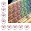 Btsg Crystal Keycaps 1U Backlits Keycaps với lớp trong suốt MX Tương thích cho bàn phím cơ Full 10 Bộ
