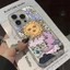 Punk Cool Angel Sun Ốp Lưng Cho IPhone 17 16 Pro Max 17 Air 15 14 13 12 11 Pro Max X XS XR 16e Ốp Lưng Điện Thoại Bạc Laser Matte Chống Sốc Lông Vũ Kết Cấu Cứng