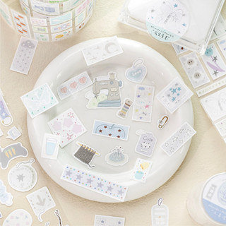 ENWEI 60mm * 2m 1 Cuộn [Collecting Stars Series] Tailor Hang Tag Pill Tạp chí cơ bản Vật liệu cơ bản Nhãn dán băng Washi Văn phòng phẩm