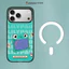 Hoạt Hình Dễ Thương Cyan Ếch Vẽ Ban Từ Tính Ốp lưng Cho iPhone 17Pro Max 17Air 17 16 15 14 13 12 16 Plus Ốp Lưng Bảo Vệ Chống Sốc Ốp Lưng