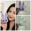 QEARY Halloween Plushie, Thỏ Gothic Nhỏ Gọn Mềm Mại, Búp Bê Quirky Màu Trơn Handmade-look Fluffy Stitch Bunny Key Organizer