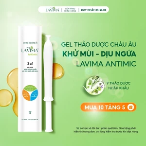 Gel Phụ Khoa Lavima Antimic (Đũa Thần Inner) Làm Sạch - Khử Mùi - Dịu Ngứa Nhanh Tại Chỗ, Bút 3g