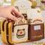 HT3 Capybara Hộp Đựng Bút Sinh Viên Túi Bảo Quản Dung Tích Lớn Đa Chức Năng Hoạt Hình Văn Phòng Phẩm Túi TH3