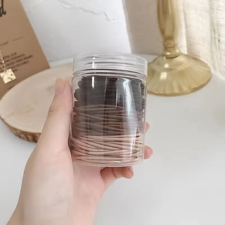 Dây buộc tóc nữ đen không gây đau, phù hợp tóc dày và xoăn