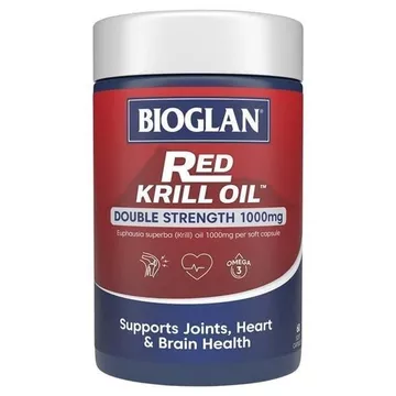Viên dầu nhuyễn thể Bioglan Red Krill Oil 1000mg 60 viên