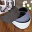 Xanh Denim Rộng Viền Đầu Nữ Phong Cách Mới Răng Chống Trơn Trượt Rửa Mặt Băng Đô Phong Cách Băng Đô Quấn Tóc Đơn Giản Mũ O