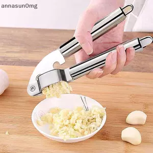 AA Có Thể Tháo Rời Thép Không Gỉ Tỏi Máy Nghiền Nhà Bếp Nấu Rau Củ Gừng Bóp Masher Cầm Tay Gừng Máy Xay Dụng Cụ VN