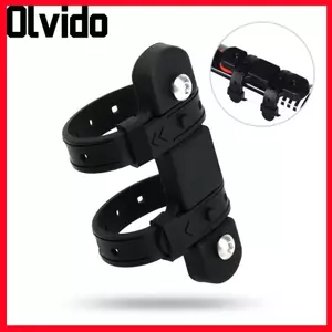 Bộ chuyển đổi lồng chai nước xe đạp OLVIDO, Dây đeo đàn hồi silicon Dây đeo lồng chai nước, Dễ dàng lắp đặt đa năng Phù hợp với ấm đun nước không cần khoan đầy màu sắc Đế chuyển đổi xe đạp đường trường