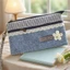 Mới Nữ Vải Lanh Cotton Dây Kéo Đôi Nhiều Lớp Lưu Trữ Ly Hợp Dung Tích Lớn Ly Hợp Điện Thoại Di Động Đổi Thẻ Túi Nhỏ Di Động