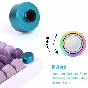Btsg Núm bàn phím kim loại có thể tùy chỉnh hoạt động mượt mà cho bàn phím cơ chơi game F75 IK75