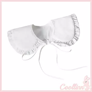 COO Có Thể Tháo Rời Cổ Xù Cổ Áo Giả Cho Bé Gái Dễ Dàng Và Đeo Cổ Trang Trí Buộc Dây Cho Học Sinh
